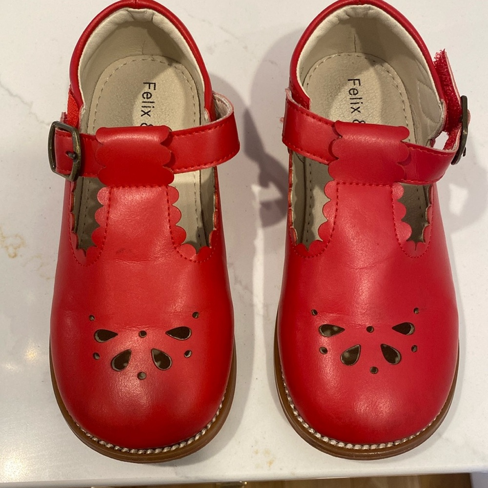 Adorable red shoes